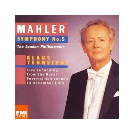 MAHLER - Tennstedt - Symphonie n°5 live, remastered by Yoshio Okazaki, import Japon..
